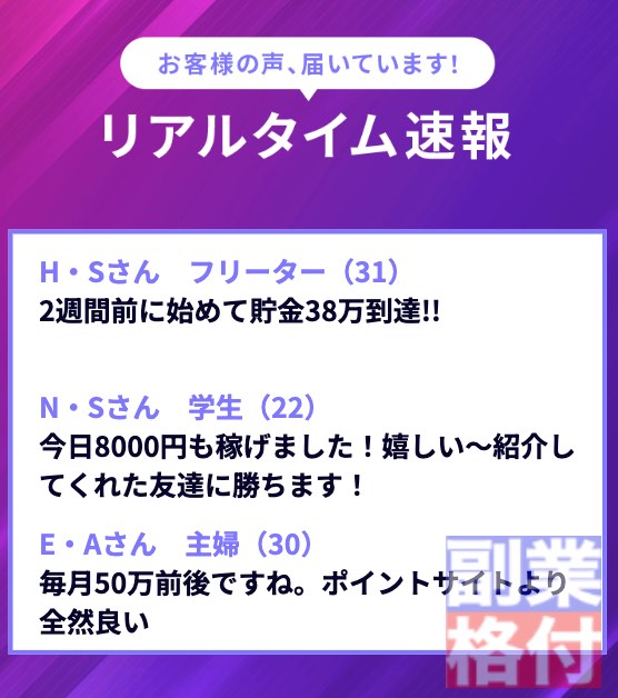 自動型副収入の副業の口コミ評判