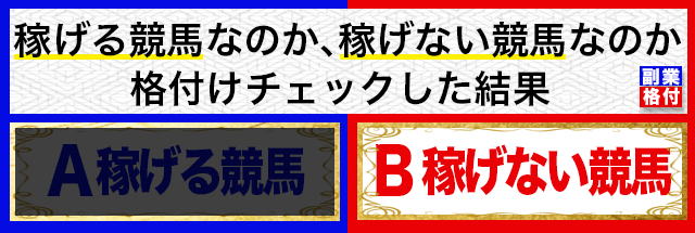 稼げる競馬なのか、怪しい競馬なのかを見分けるために格付けチェックした結果